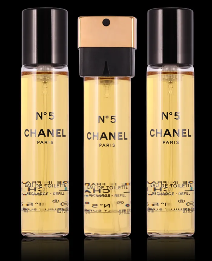 Chanel No. 5 Eau de Toilette Nachfüllung Taschenspray 3 x 20 ml