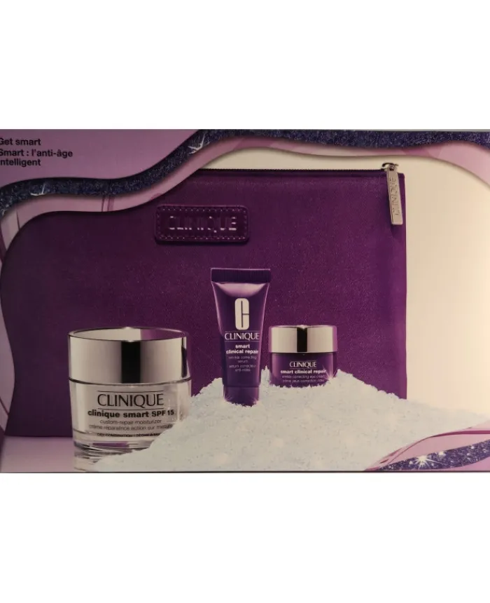 Clinique Smart SPF 15 Custom-Repair Moisturizer 50 ml 4-teilig Set