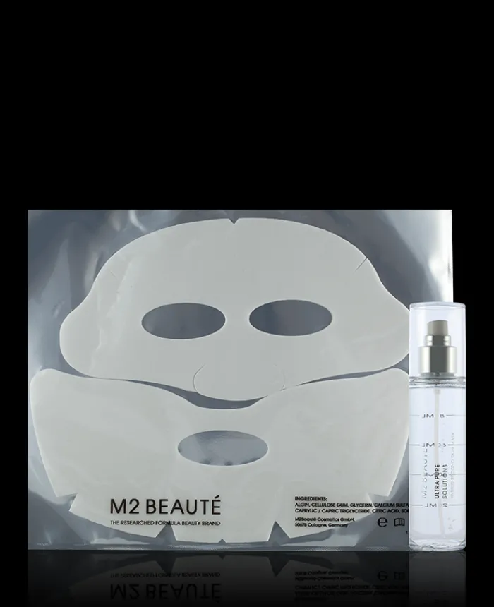 M2 Beautu00e9 M2 Beaute Ultra Pure Solutions Hybrid Second Skin Mask Brown Alga